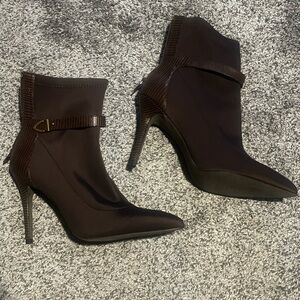 Charles By Charles David Dark Brown Heeled Boots
